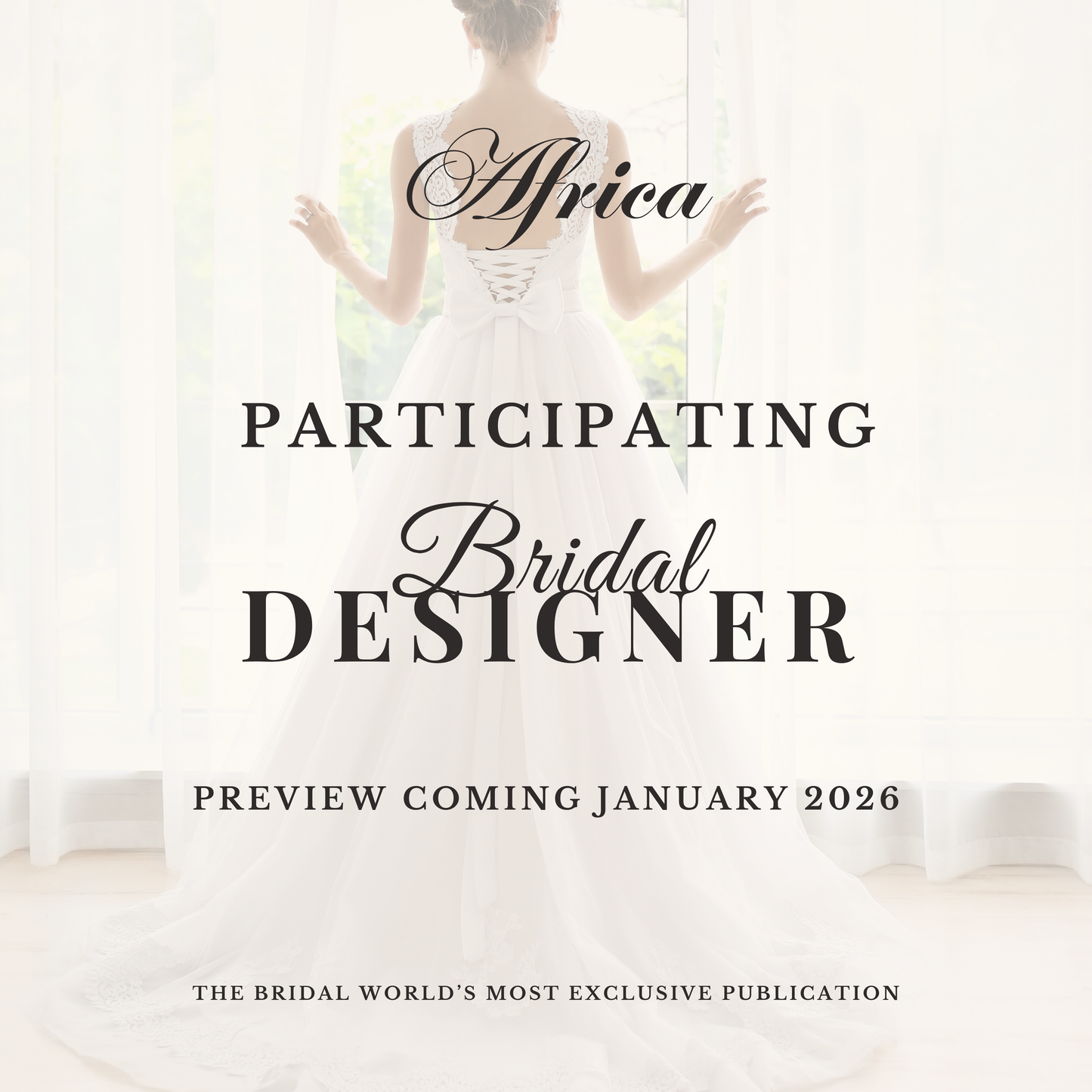 DESIGNER COMING SOON -- AFRICA