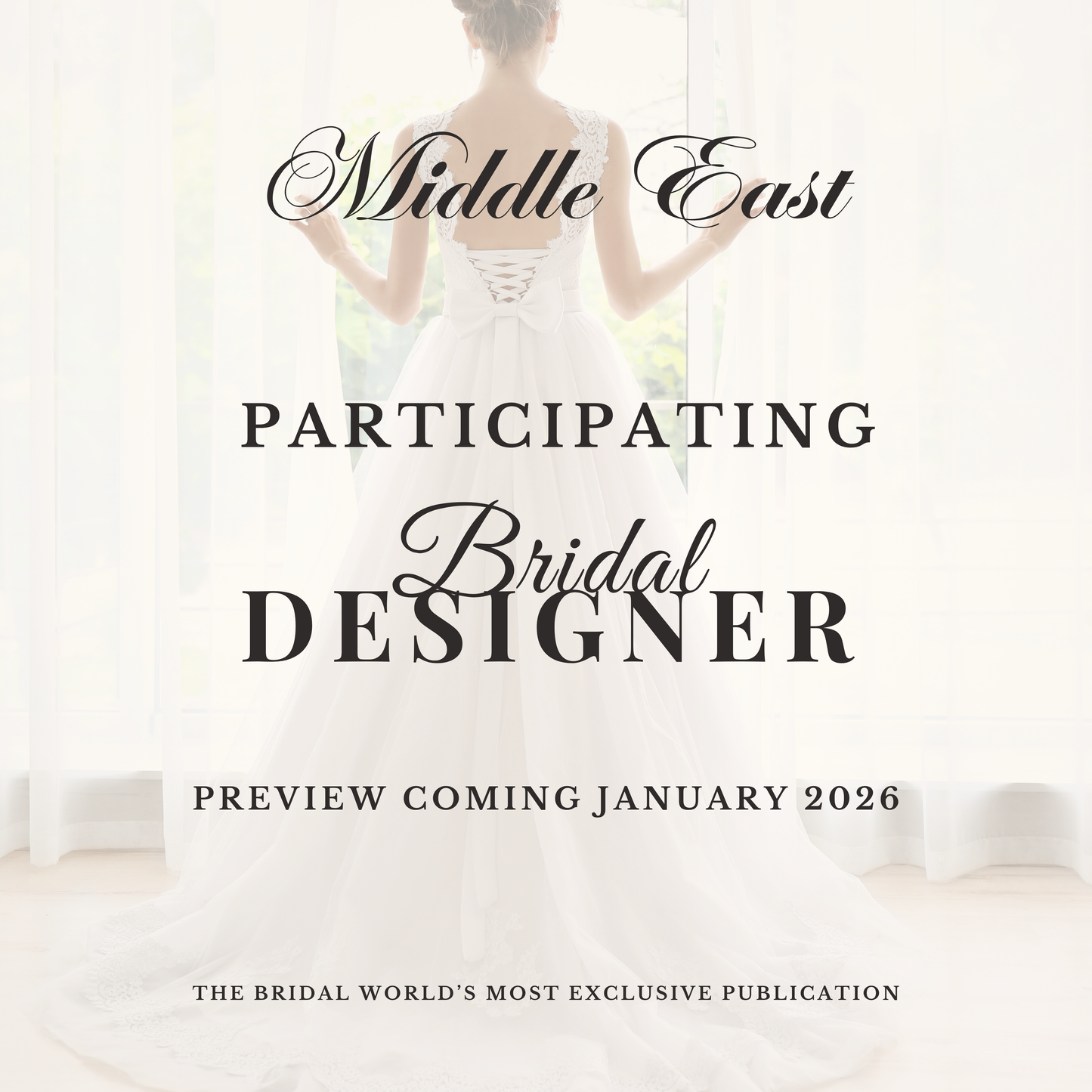 DESIGNER COMING SOON - MIDDLE EAST